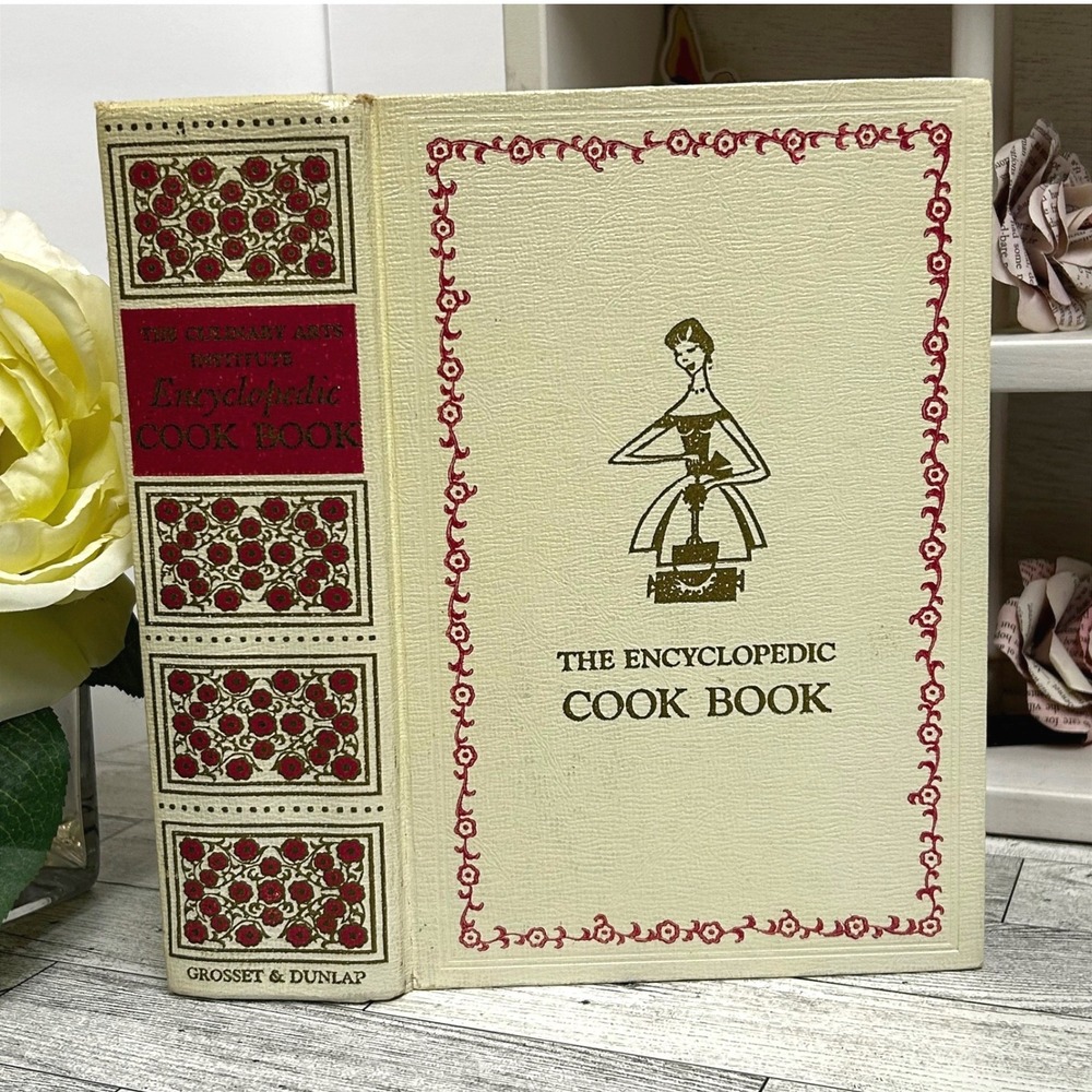 The Encyclopedic Cook Book Ruth Berolzheimer 1950 Hardcover Thumb Index Vintage